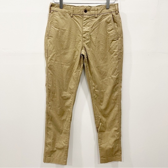 Alex Mill Khaki Cotton Classic Trouser Pants Size 28 - Picture 1 of 9